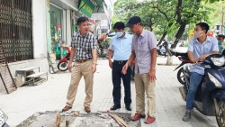 Hà Nội: Công trình cải tạo hè phố Đào Tấn đã đạt 60%