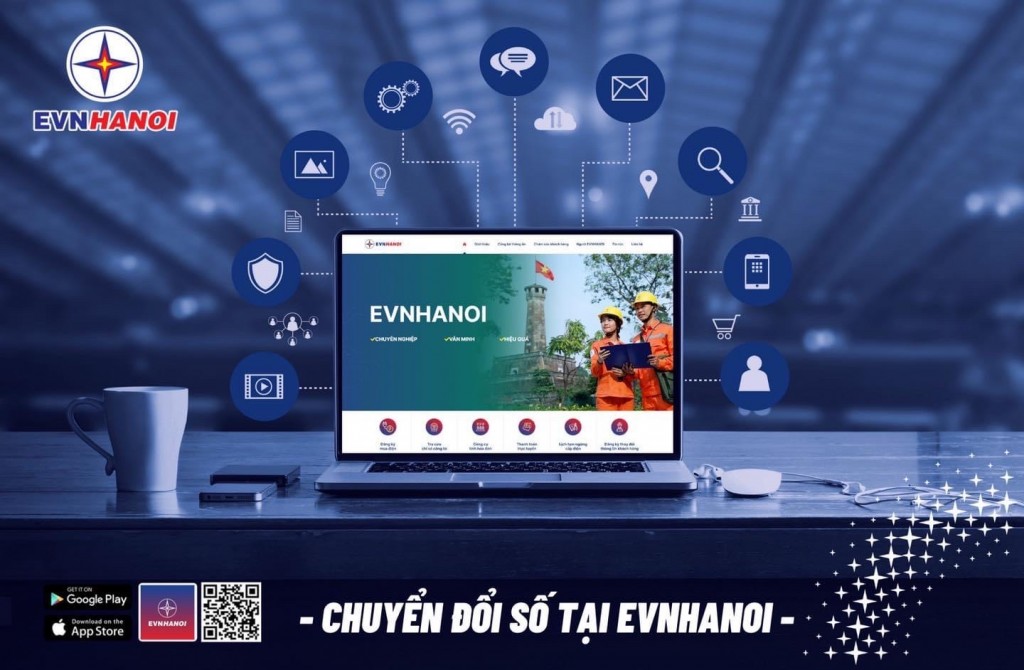 EVNHANOI phấn đấu đến hết năm 2022 sẽ trở thành doanh nghiệp số