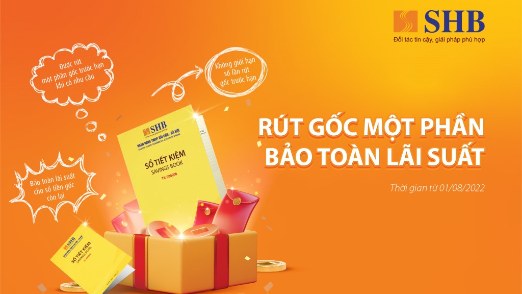 Từ tháng 8, người dân có thể rút gốc một phần tiền gửi trước hạn tại ngân hàng