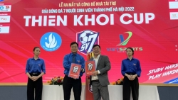 Ra mắt giải bóng đá sân 7 sinh viên thành phố Hà Nội 2022 - Thiên Khôi Cup