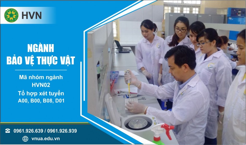 Thông tin tuyển sinh ngành Bảo vệ thực vật của Học viện Nông nghiệp Việt Nam