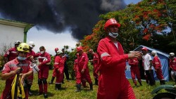 Cuba đã khống chế được vụ cháy kho chứa nhiên liệu bên vịnh Matanzas