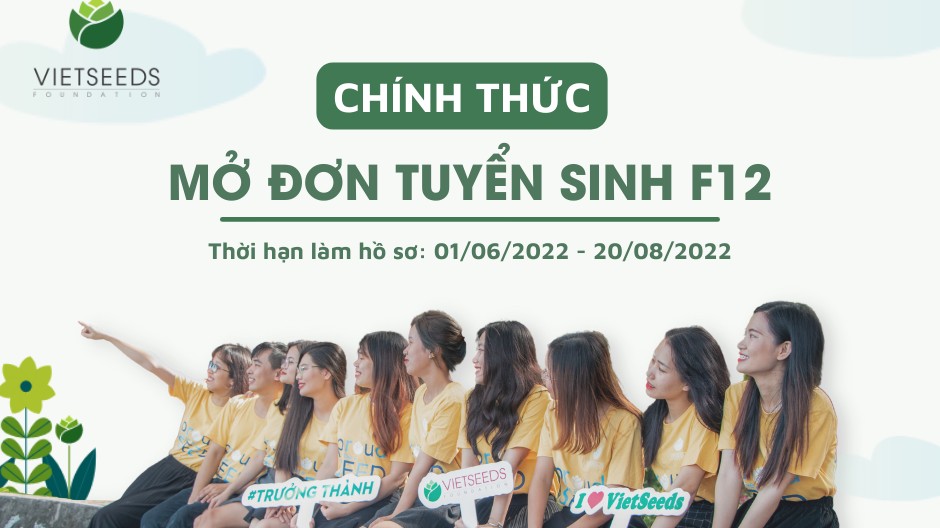 Cơ hội trở thành sinh viên thế hệ thứ 12 của Quỹ học bổng VIETSEEDS