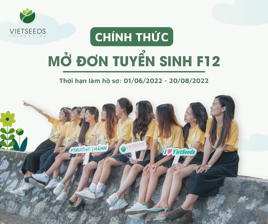 Cơ hội trở thành sinh viên thế hệ thứ 12 của Quỹ học bổng VIETSEEDS