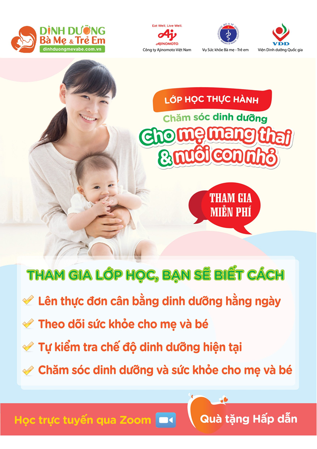 phần mềm “Xây dựng thực đơn cân bằng dinh dưỡng cho phụ nữ mang thai, bà mẹ cho con bú và trẻ em từ 7 tháng đến 60 tháng tuổi”.