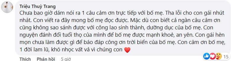 Biết ơn Cha Mẹ đã cho con có mặt trên cuộc đời này 