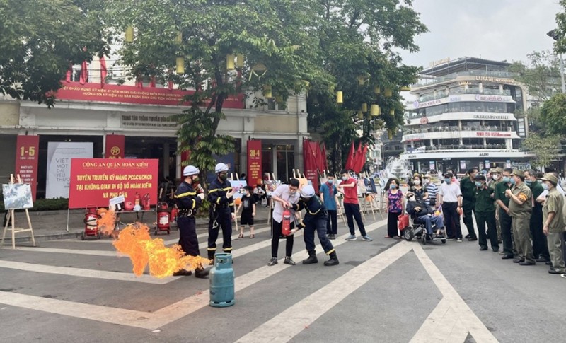 Quận Hoàn Kiếm: Nâng cao vai trò của thanh niên trong công tác phòng cháy, chữa cháy