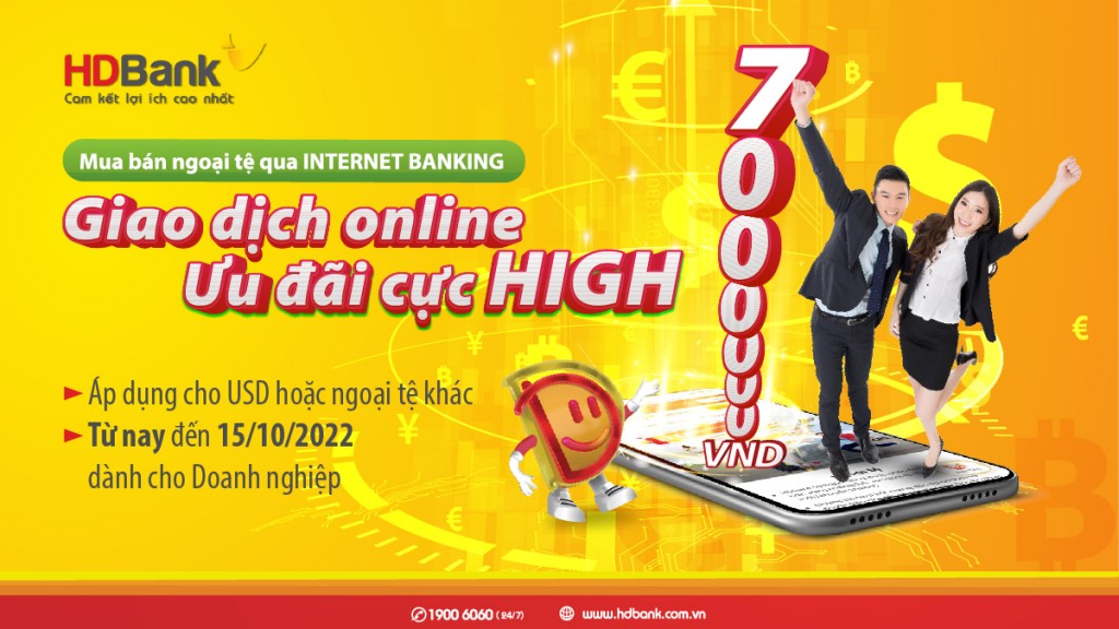 Thưởng “khủng” cho khách hàng doanh nghiệp giao dịch ngoại tệ online