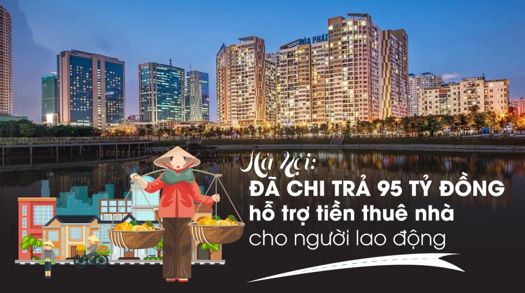 Hà Nội đã chi trả 95 tỷ đồng hỗ trợ tiền thuê nhà cho người lao động