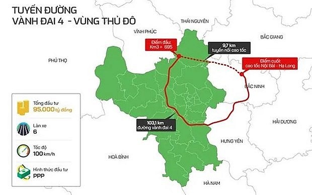 Khởi công xây dựng đường Vành đai 4 - Vùng Thủ đô trước 30/6/2023