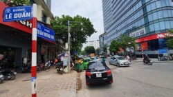 Hà Nội rào chắn đường Trần Hưng Đạo để thi công ga ngầm S12