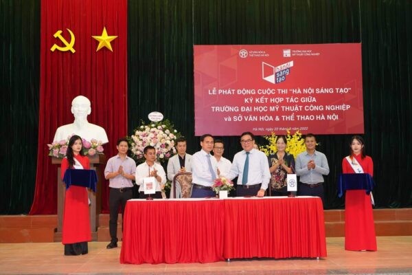 Sở Văn hóa và Thể thao Hà Nội và trường Đại học Mỹ thuật Công nghiệp ký kết hợp tác về thúc đẩy hoạt động trong lĩnh vực thiết kế sáng tạo và phát triển các ngành công nghiệp văn hóa Thủ đô