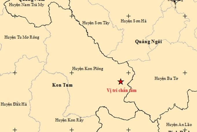 Trận động đất ở Kon Plong (Kon Tum): Mạnh nhất trong hơn một thế kỷ