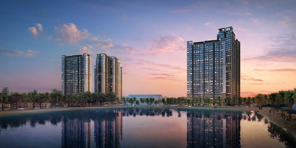 Masteri Waterfront sở hữu bộ sưu tập tầm view “triệu đô” đắt giá. Ảnh phối cảnh