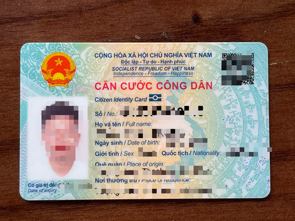 Thẻ Căn cước công dân gắn chip chứa nhiều thông tin quan trọng của công dân.