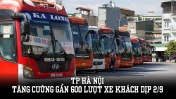 TP Hà Nội tăng cường gần 600 lượt xe khách dịp nghỉ lễ 2/9