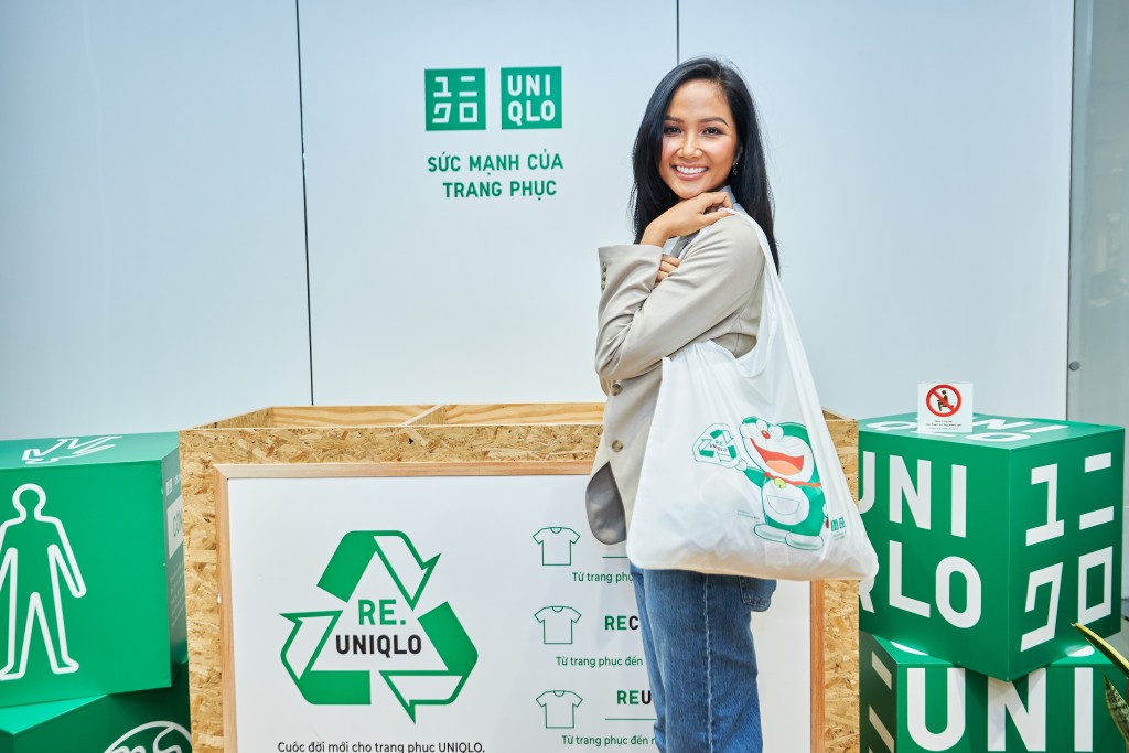 Hoa hậu H_Hen Niê là một trong những gương mặt tích cực tham gia các hoạt động đóng góp cho cộng đồng của UNIQLO