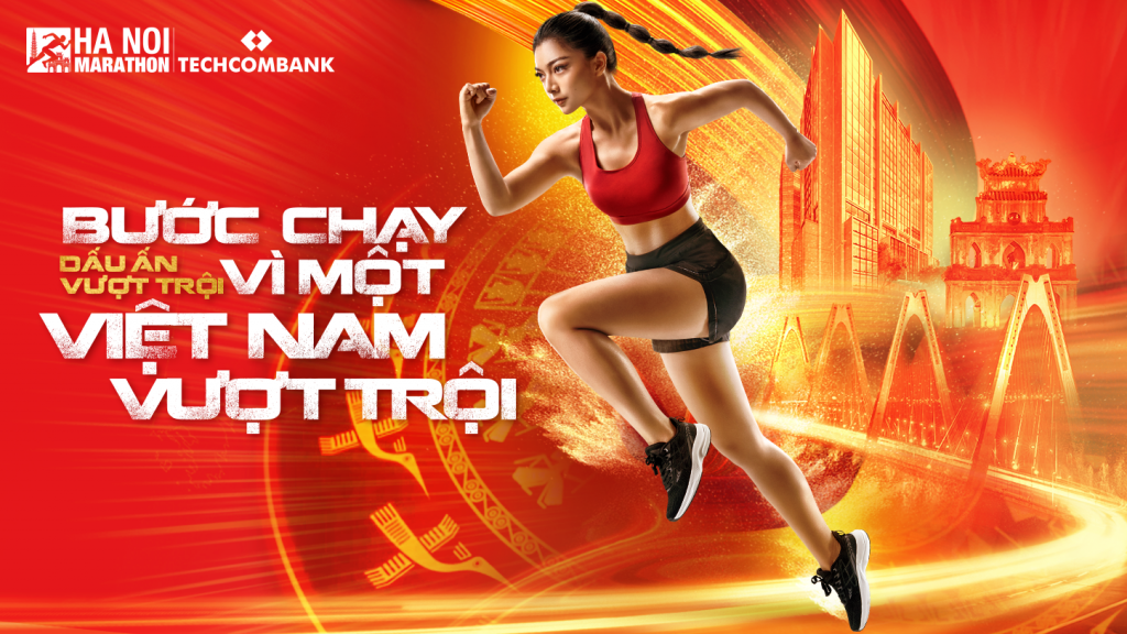 Giải chạy Hà Nội Marathon Techcombank lần đầu tiên cùng thông điệp “Dấu ấn vượt trội”