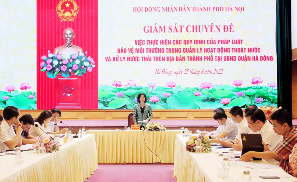 Đẩy nhanh giải phóng mặt bằng dự án cải thiện hệ thống tiêu nước khu vực phía Tây thành phố