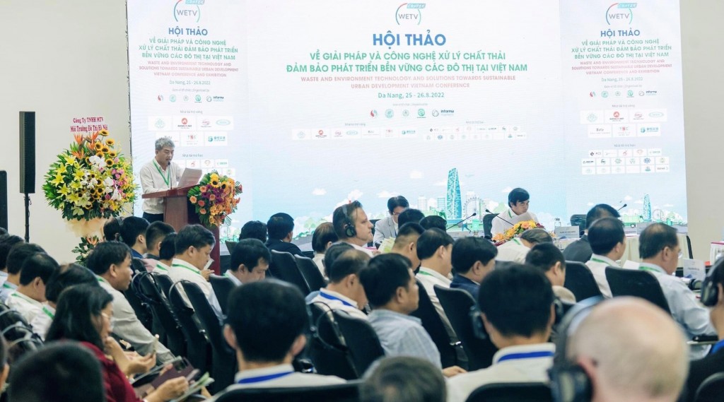 Hội thảo và Triển lãm là cơ hội kết nối cung cầu, hợp tác đầu tư, trao đổi các giải pháp, công nghệ xử lý chất thải rắn tiên tiến, thân thiện môi trường (Ảnh Út Vũ)