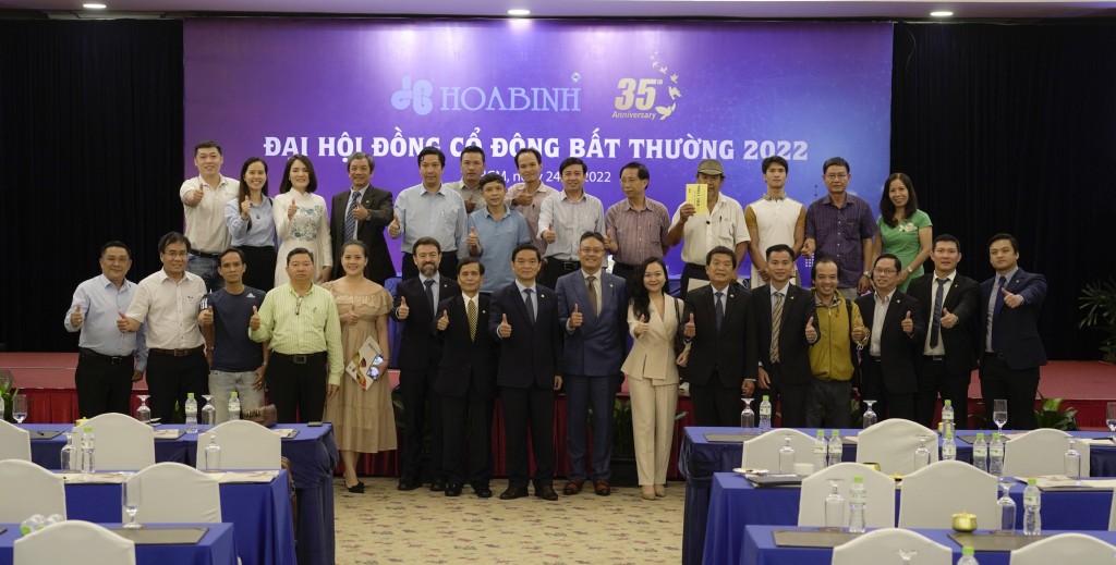 Đại hội đồng cổ đông bất thường 2022: Cổ đông HBC đồng thuận 100% các nội dung tờ trình