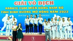 Bình Dương đạt Nhất toàn đoàn Giải Vô địch Karate cụm miền Đông Nam Bộ