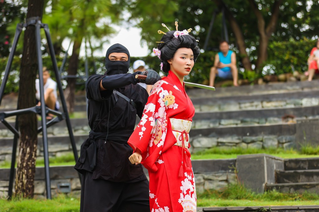 Show diễn “Giải cứu Geisha” hút du khách tại Sun World Ha Long mùa thu này