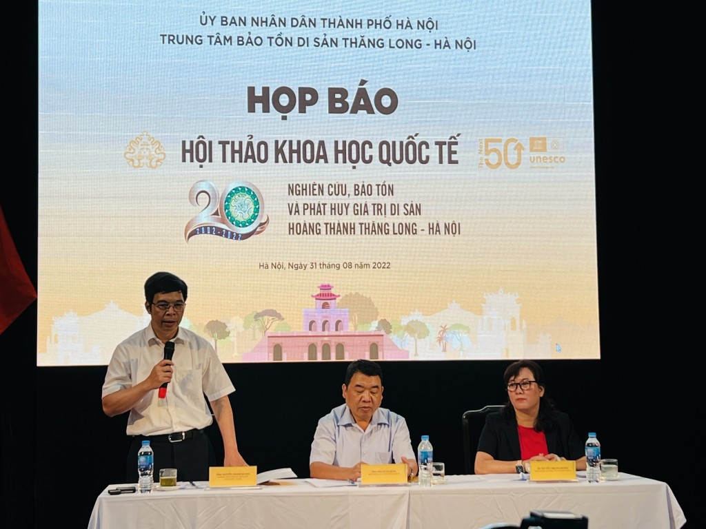 200 đại biểu dự Hội thảo khoa học quốc tế “20 năm nghiên cứu, bảo tồn và phát huy giá trị Di sản Hoàng thành Thăng Long - Hà Nội”