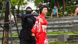 Show diễn “Giải cứu Geisha” hút du khách tại Sun World Ha Long mùa thu này