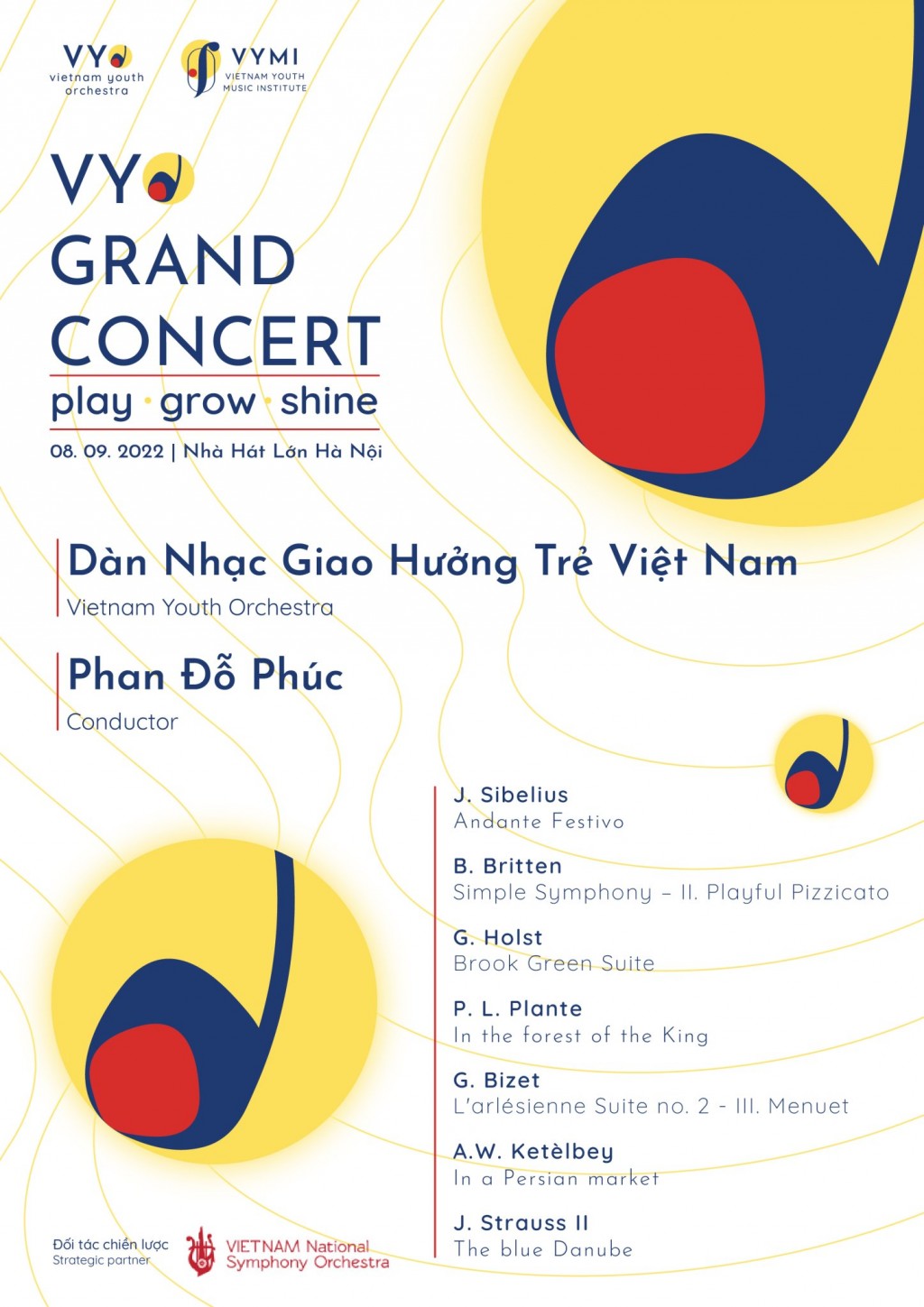 Các buổi hòa nhạc cộng đồng sẽ tổ chức tại 4 điểm của Hà Nội trong tháng 9 và 10