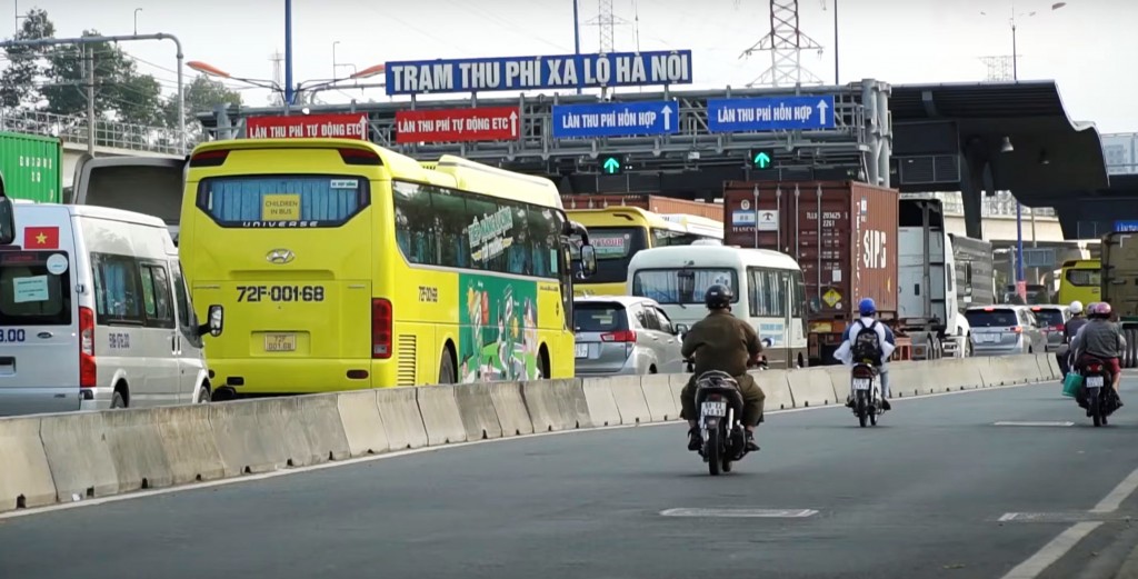 1 - Trạm thu phí Xa Lộ Hà Nội tăng cường thu phí không dừng từ ngày 1/8 