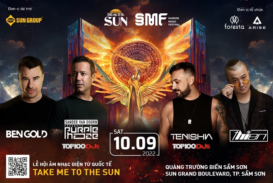 Lễ hội âm nhạc điện tử quốc tế “Samson Music Festival - Take me to the Sun” 2022