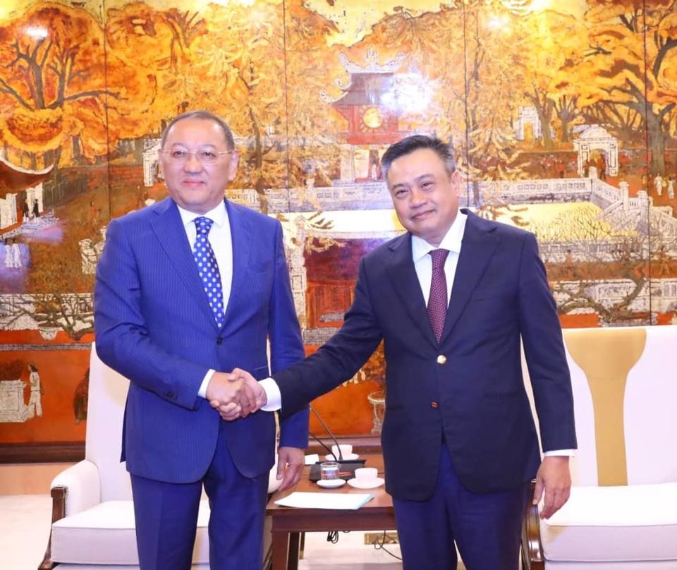 Tăng cường xúc tiến đầu tư giữa Hà Nội và các địa phương Kazakhstan