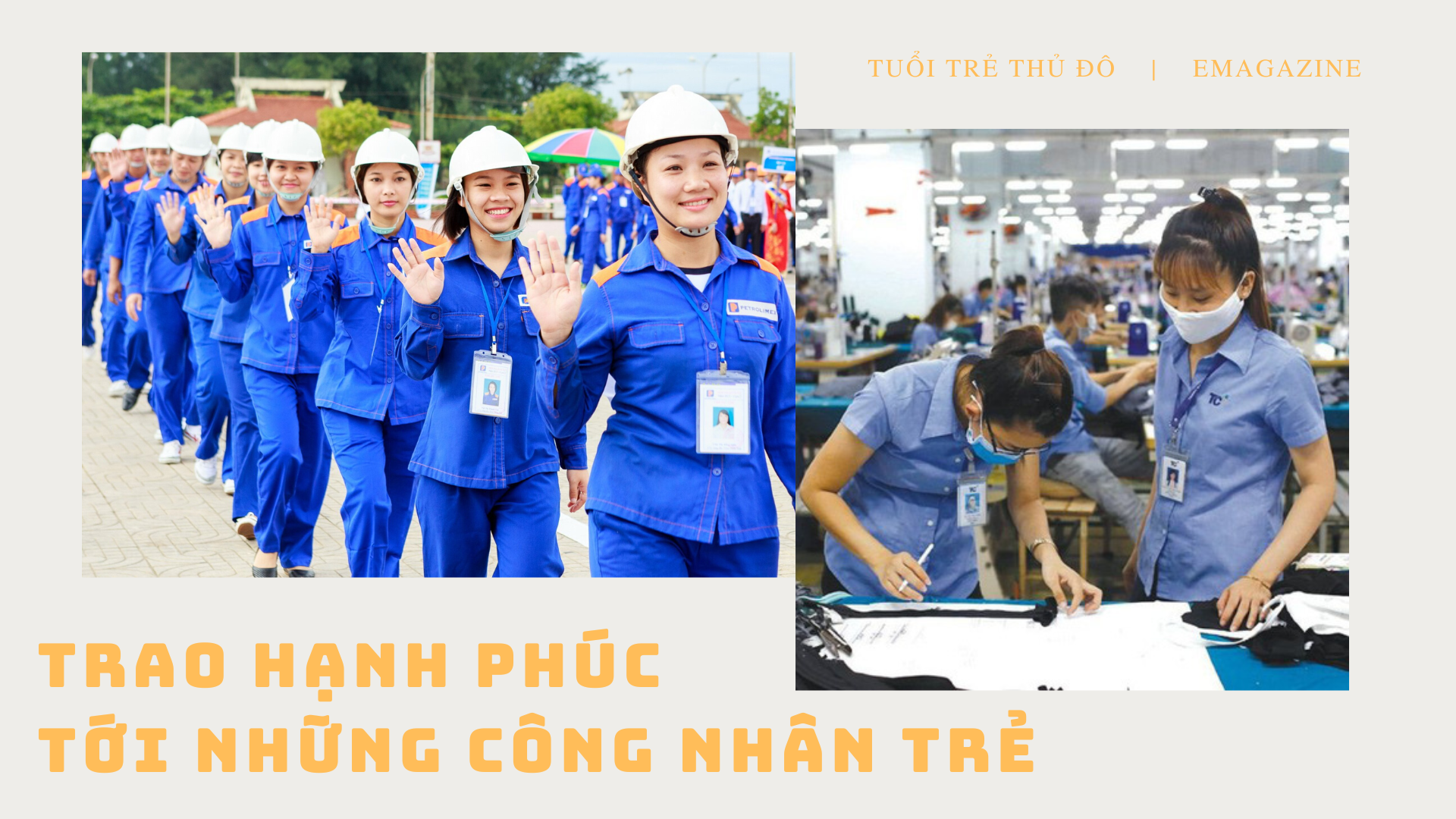 Trao hạnh phúc tới những công nhân trẻ