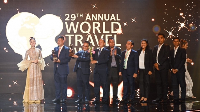 Nhiều đại diện của Việt Nam nhận Giải thưởng Du lịch thế giới 2022