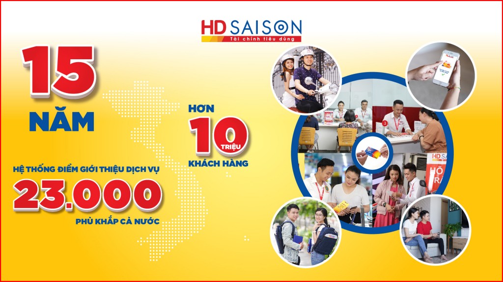 15 năm HD SAISON sát cánh cùng người dân Việt Nam