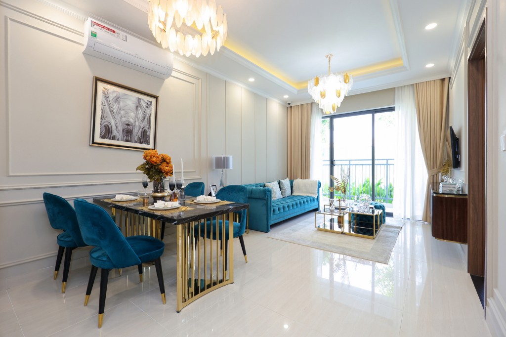 Thiết kế rộng rãi của căn hộ 2 phòng ngủ tại Hanoi Melody Residences