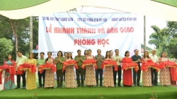 Khánh thành và bàn giao phòng học cho điểm trường vùng cao