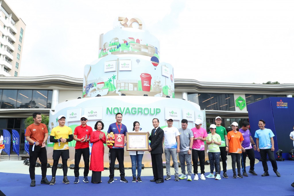Kỷ lục “Biểu tượng hội thao gắn BIB lớn nhất Việt Nam