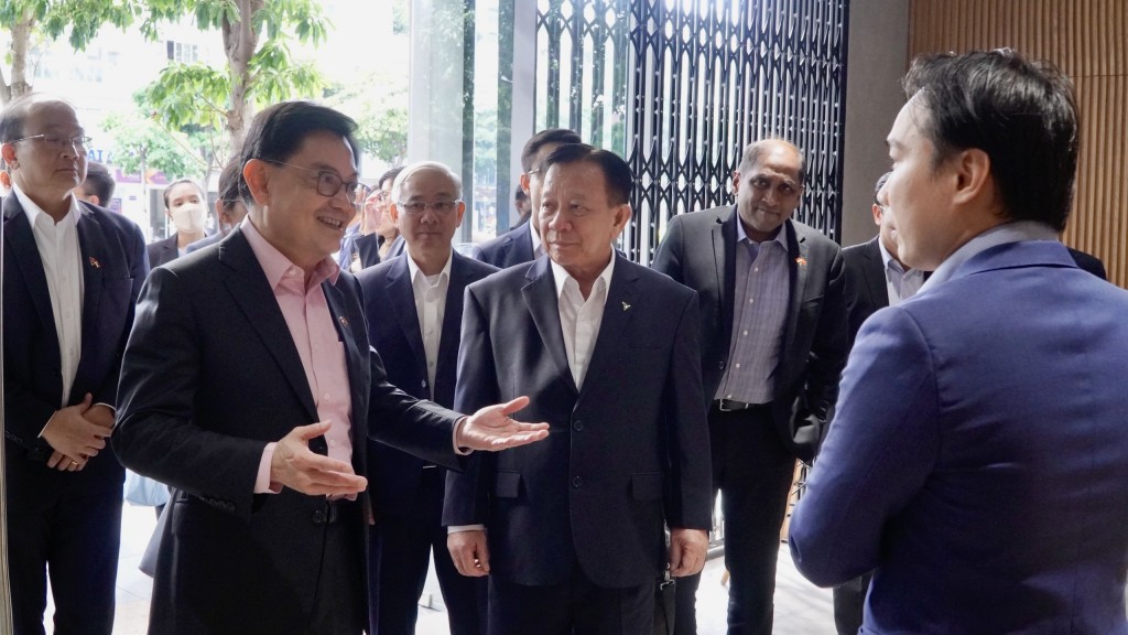 Phó Thủ tướng Singapore thăm Block71 Sài Gòn - tiêu điểm về đổi mới sáng tạo của Becamex IDC