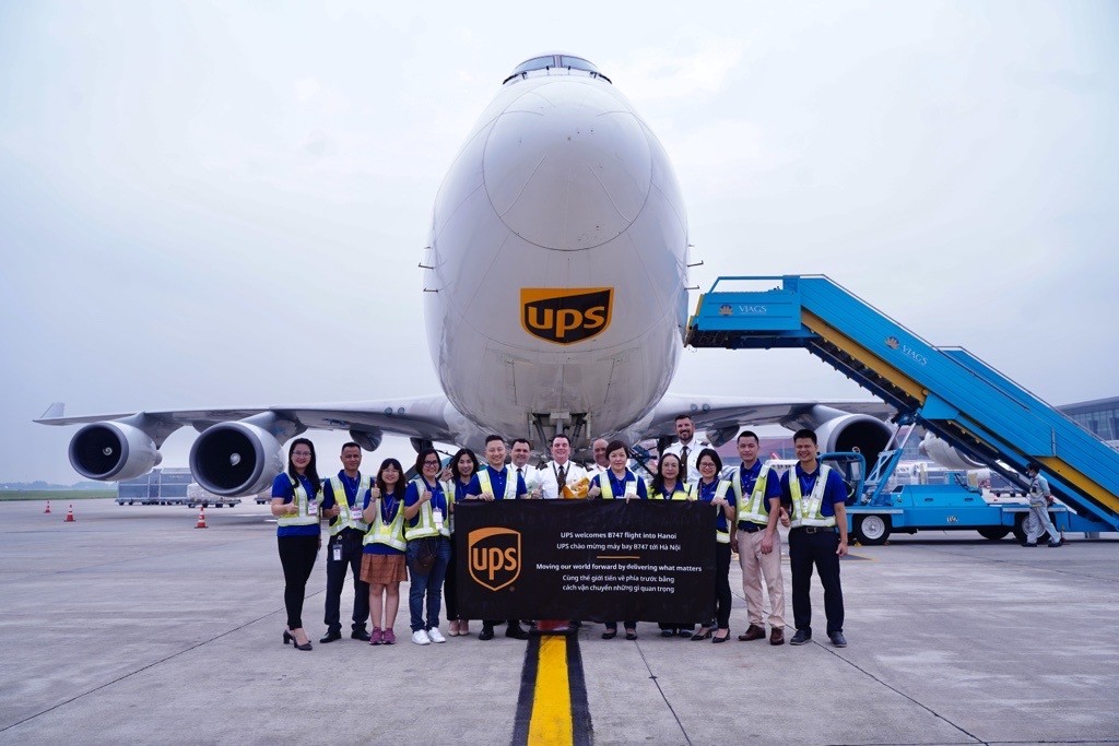 Công ty UPS đã ra mắt chặng bay mới kết nối Hà Nội với trung tâm hàng không toàn cầu UPS Worldport 