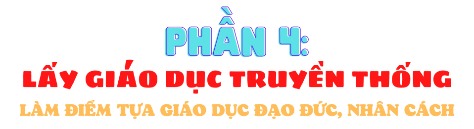 Giáo dục truyền thống giúp người trẻ tự tin cất cánh