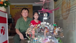 Cựu chiến binh gửi trọn tình yêu với thế hệ trẻ qua đồ chơi tự chế