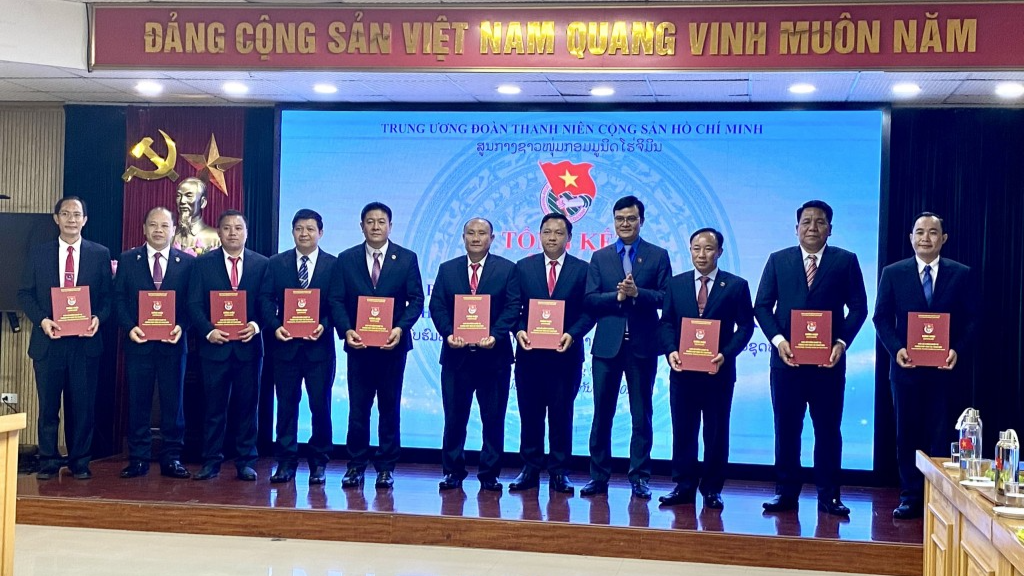 Bế mạc lớp bồi dưỡng cán bộ chủ chốt Đoàn Thanh niên Lào khóa 28
