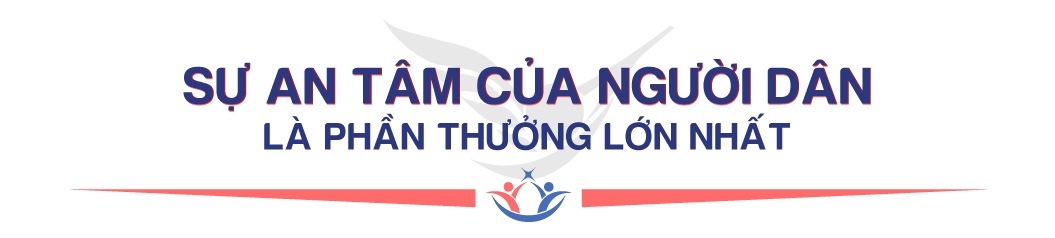 Sự an tâm của người dân lần phần thưởng lớn nhất