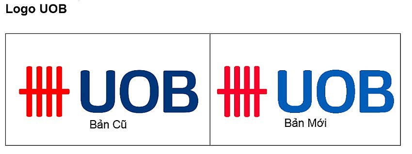UOB làm mới logo trong bộ nhận diện thương hiệu