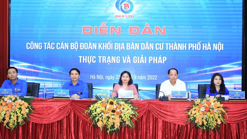 Các đồng chí lành đạo Trung ương Đoàn, Thành ủy, Thành đoàn Hà Nội chủ trì diễn đàn Các đồng chí lành đạo Trung ương Đoàn, Thành ủy, Thành đoàn Hà Nội chủ trì diễn đàn