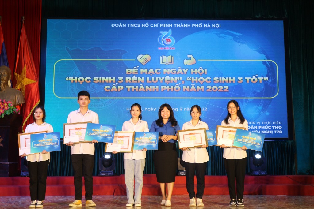 Sôi nổi các hoạt động trong Ngày hội “Học sinh 3 rèn luyện”,“Học sinh 3 tốt” Thủ đô năm 2022