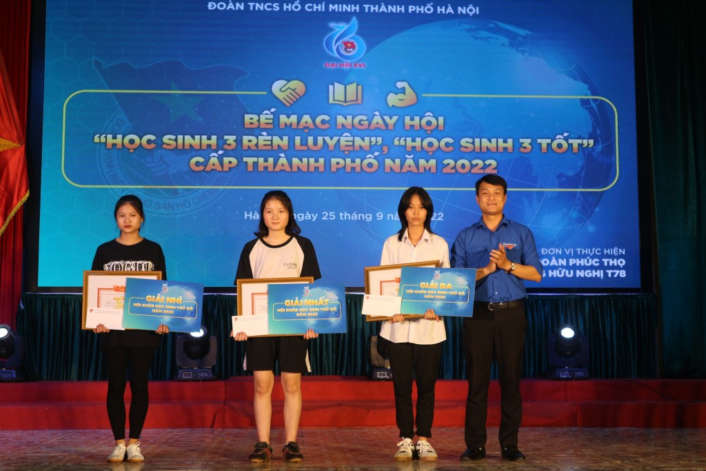 Sôi nổi các hoạt động trong Ngày hội “Học sinh 3 rèn luyện”,“Học sinh 3 tốt” Thủ đô năm 2022