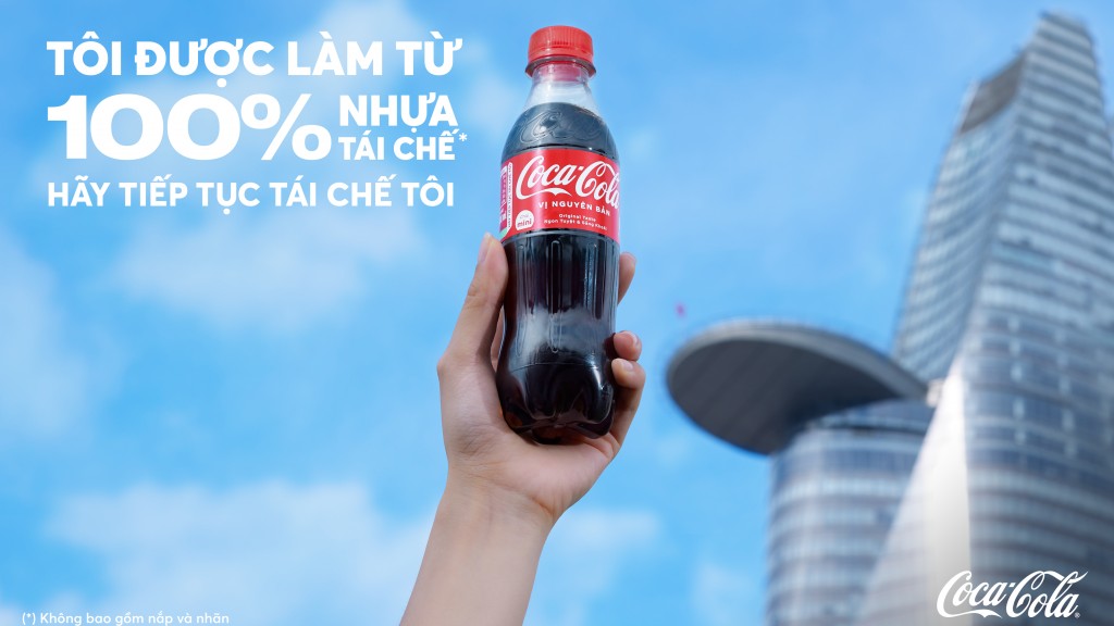 Coca-Cola Việt Nam ra mắt chai làm từ 100% nhựa tái chế  trên toàn quốc